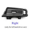 Carbon Fiber Front Rear Left Right Chromed AC Vent Grille Outlet Cover Panel For BMW 5 Series F10 F11 F18 520 525 528 530