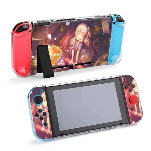 Project Sekai Akatsukiyama Mizuki 2 5-Piece Console Protective Shell for Switch, Split Case, Fingerprint-Resistant, Bubble-Free, High Sensitivity, Ful