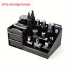 Men's Women's Perfume & Cologne Organizer with Drawers - Countertop Cosmetic Storage Box Suitable for Skincare, Toiletries.