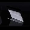 10Pcs L Shape Small Label Holder Acrylic Sign Card Stand New Price Tag Clip Stand