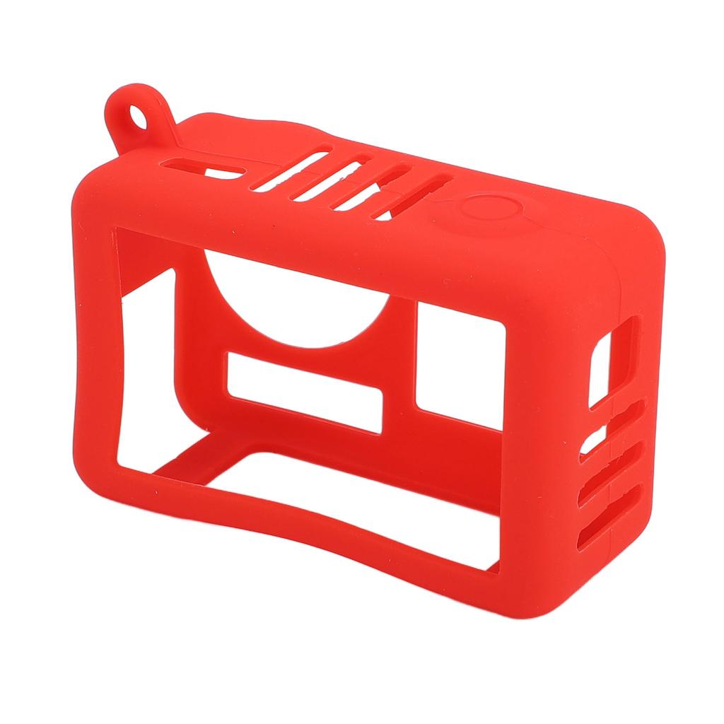 Action Camera Protective Cover with Anti Lost Lanyard Anti Scratch Silicone Case for Action 5 Pro