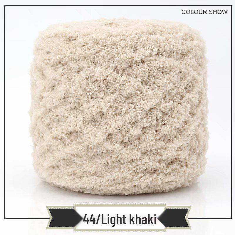 3-Strand Coral Fleece Towel Yarn - 2 Skeins for Hand-Knitted Children's Bag, Shoes, Hat, Scarf, Coat - Free Shipping