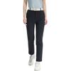 FILA Golf Series Solid Color Comfortable Soft Woven Mid-Rise Straight Leg Casual Pants Women bottoms Black A11W445805F-NV