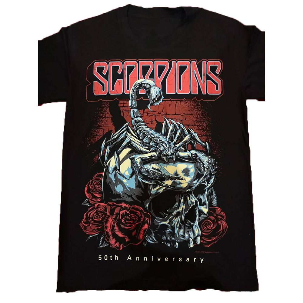 

Scorpions Rock Band новая черная футболка в натуральную величину