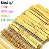 860pcs/lot Carbon Film Resistor 1/4W 5% Resistors Kit Set 43values*20pcs Resistance 1R - 1M Ohm 0.25W Resistor Pack