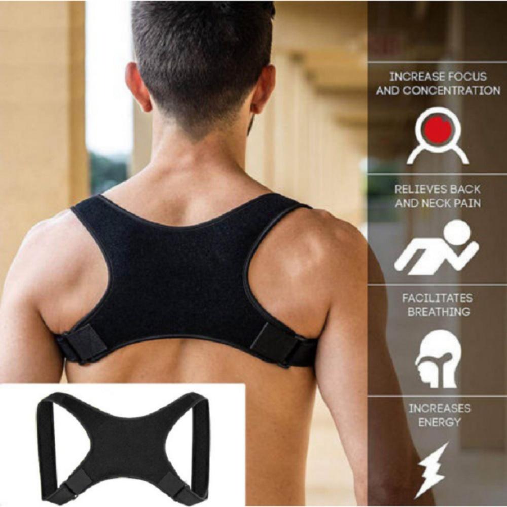 Adjustable Clavicle Posture Corrector Upper Back Brace Shoulder Lumbar Support Belt Corset Men Women Hunchback Correction