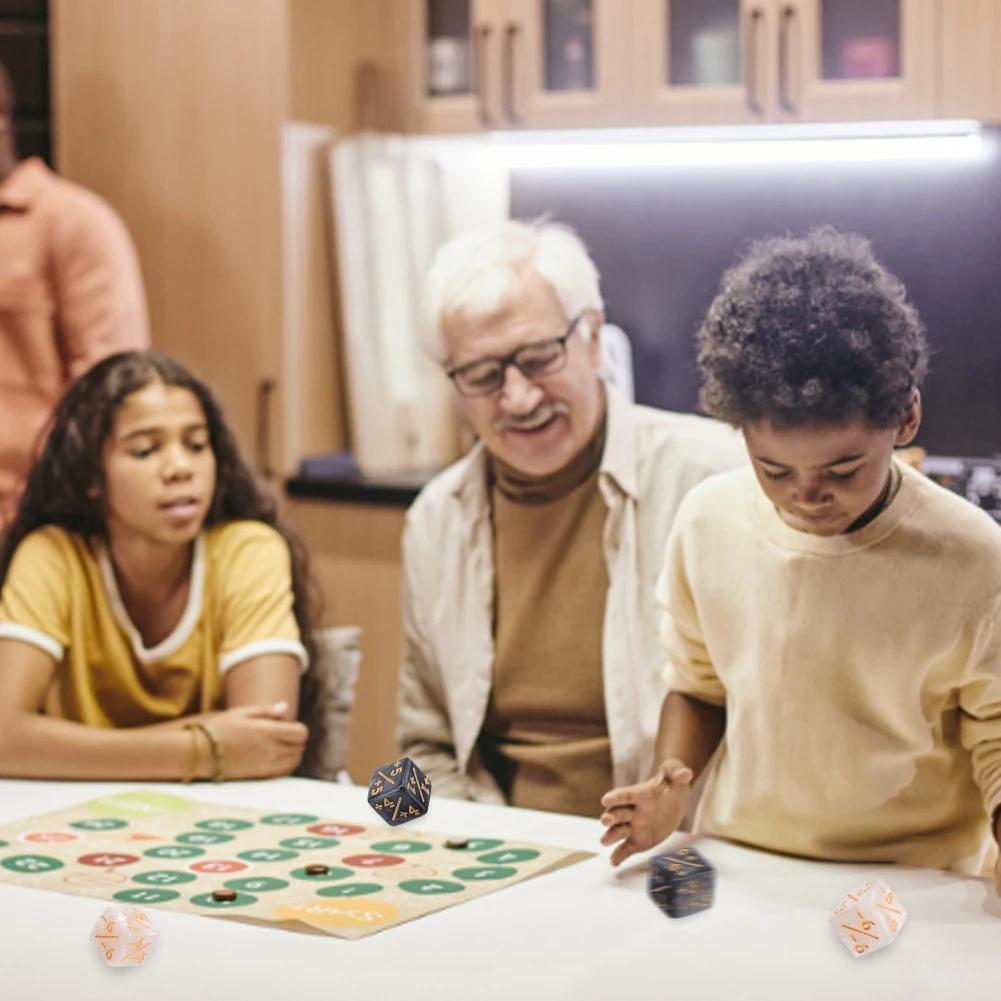 10 sztuk żetonów do gry kostki Zabawka do gry towarzyskiej Żetony Kostki Karty Zabawka dla dzieci Kostki do liczenia Kompatybilne z MTG/CCG/Karty