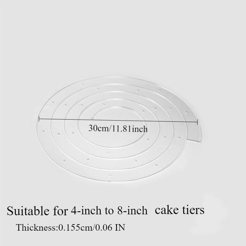 

4-14 IN Foldable Cake Spiral Multi-layer Cake Stand Acrylic DIY Wedding Wreath Cake Party Gathering Pastry Decoration Accessorie