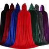Kapuzenumhang Cosplay Mittelalterlicher Langer Umhang Halloween Party Frauen Männer Erwachsene Lang Magier Hexerei Wicca Robe Verbergen Gewand Reenactment