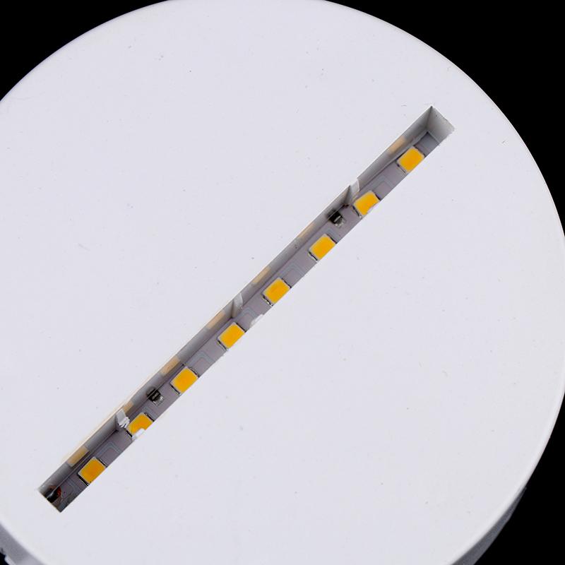 3D Plate Led Lamp Creative Night Lights Novelty Illusion Night Lamp Table Lamp Home Decorative Gift