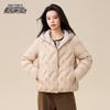 XueZhongFei Damen Kurze Winter Daunenjacke mit Kapuze