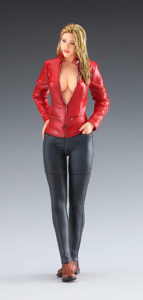 Hasegawa Real Figure Collection Blonde Girls Rider Unpainted Resin Kit SP547 1/12 No.26 Vol.2