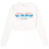 Casablanca Womens/Ladies Casa Clouds Cropped Sweatshirt