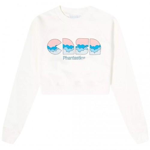 Casablanca Womens/Ladies Casa Clouds Cropped Sweatshirt