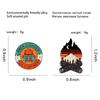 Air Tickets Enamel Pin Cartoon Explore Adventure Awaits Brooch Badge For Lapel Shirt Bag Jewelry Gift For Friends