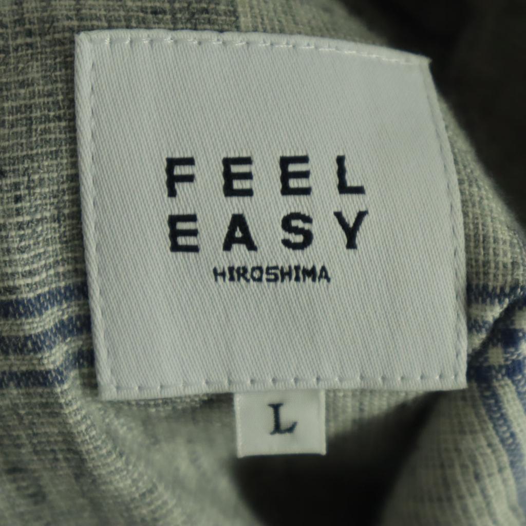 FEEL EASY Made In Japan Check Pattern Long Sleeve Tailored Jacket L Men's Used