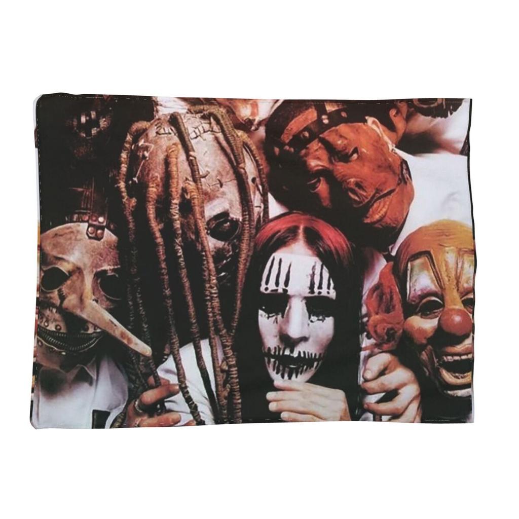 שמיכה מפלנל רכה וחמה של להקת ההבי מטאל Slipknot, כיסוי לחדר שינה, פיקניק, נסיעות, בית, מוזיקת היפ הופ רוק