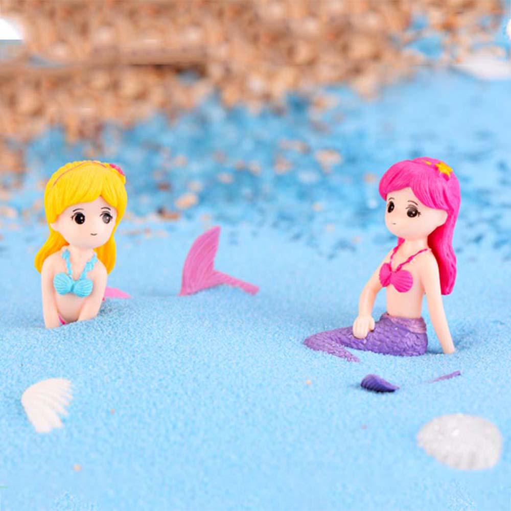 Craft PVC Home Decor Landscapes DIY Aquarium Fish Mermaid Fish Tank Ornaments Miniatures
