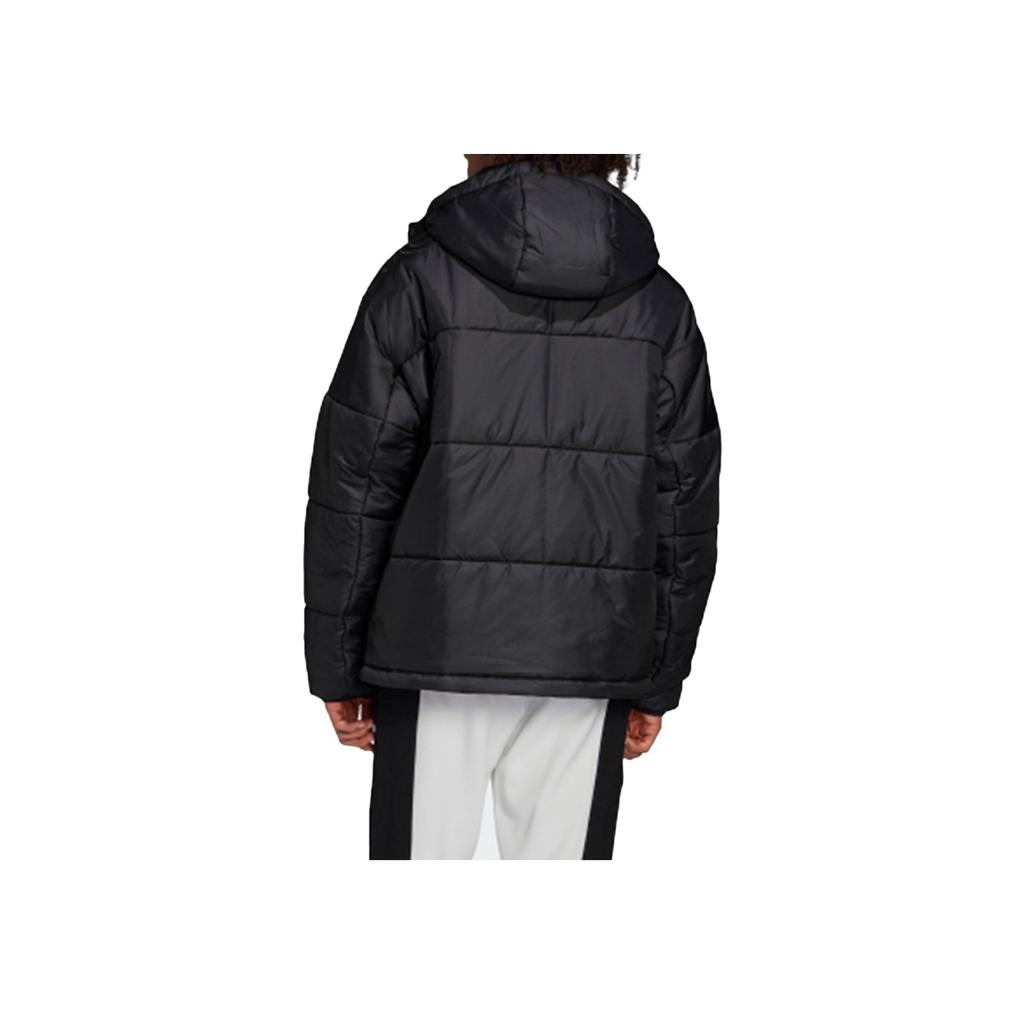 Adidas Originals Logo Trèfle Col Haut Sport Veste Coton Hiver Veste Homme Noir ED8795