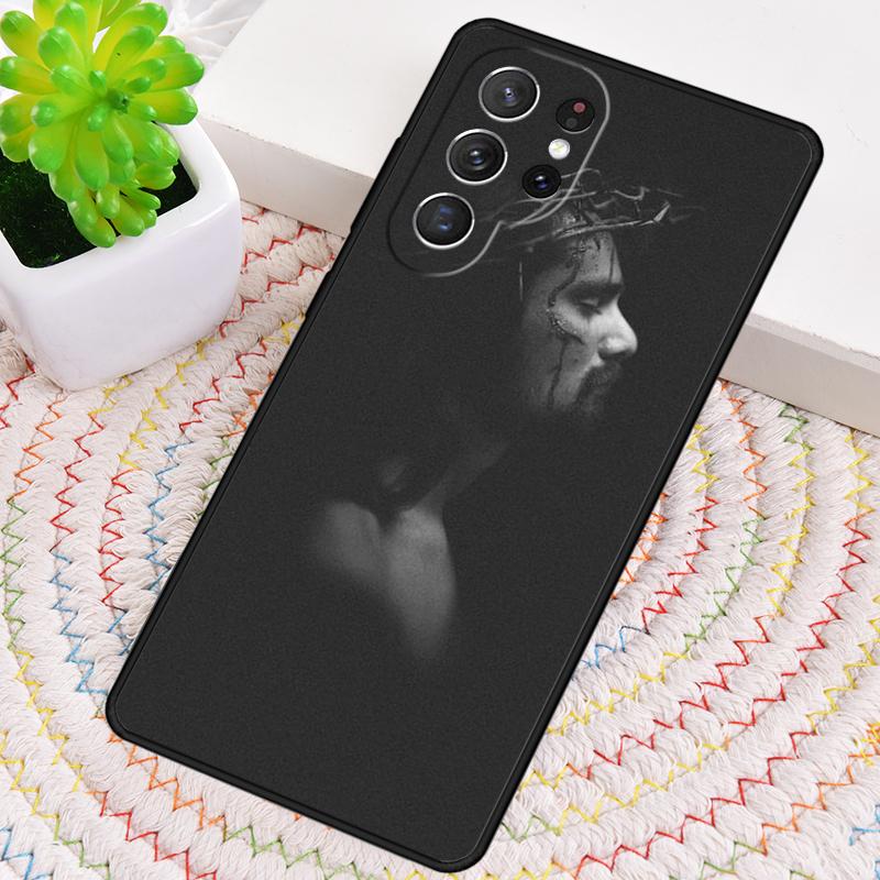 Jesus print Silicone Phone Case For Samsung Galaxy note 10 pro S26 S25 S24 S23 S22 S21 Plus S25Ultra Capa Cover
