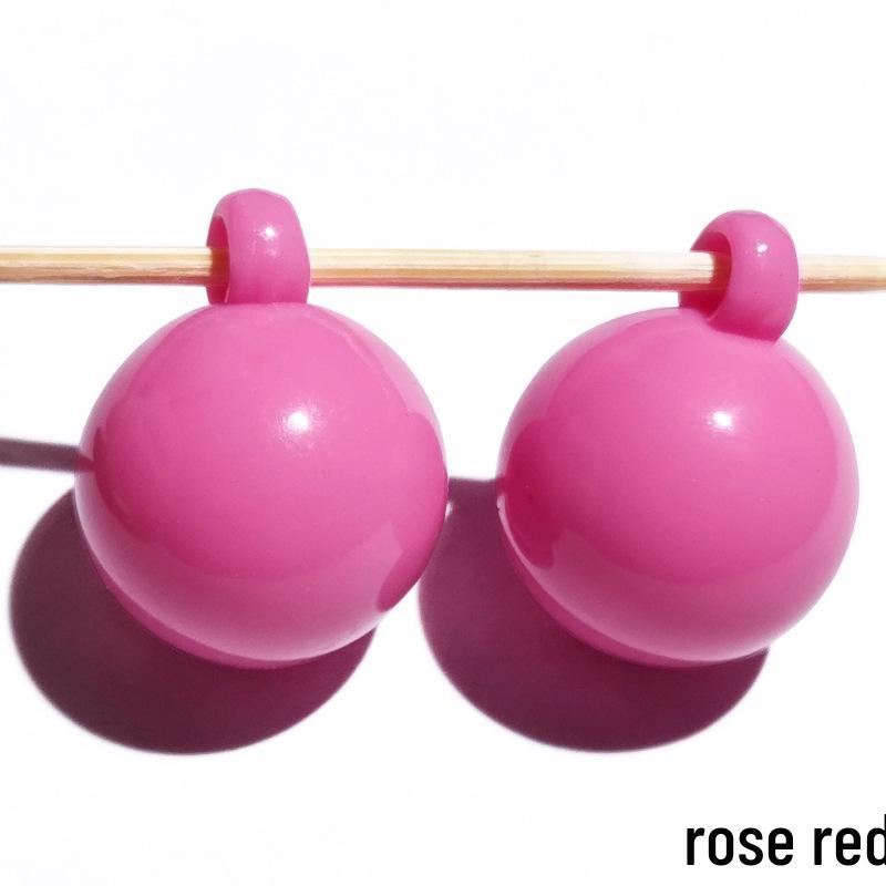 

Акриловые бусины цвета макарон для изготовления своими руками головного убора или брелка 16mm Smooth Hanging Hole 200 pieces/500g