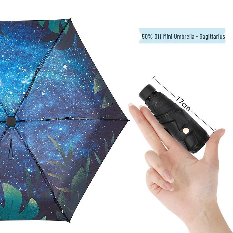 Hongye Zodiac Five-Fold Umbrella