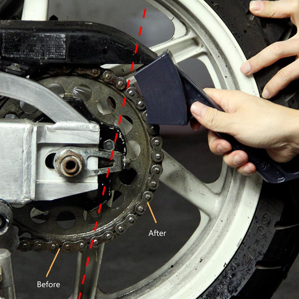 Convenient Chain Cleaner for Motorbikes Easy To Use Solution Motorcycle Shine Spray Suitable for Cleaning & Maintenance