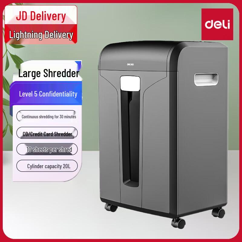 

Deli Automatic Office Paper Shredder CN plug (adapter included)