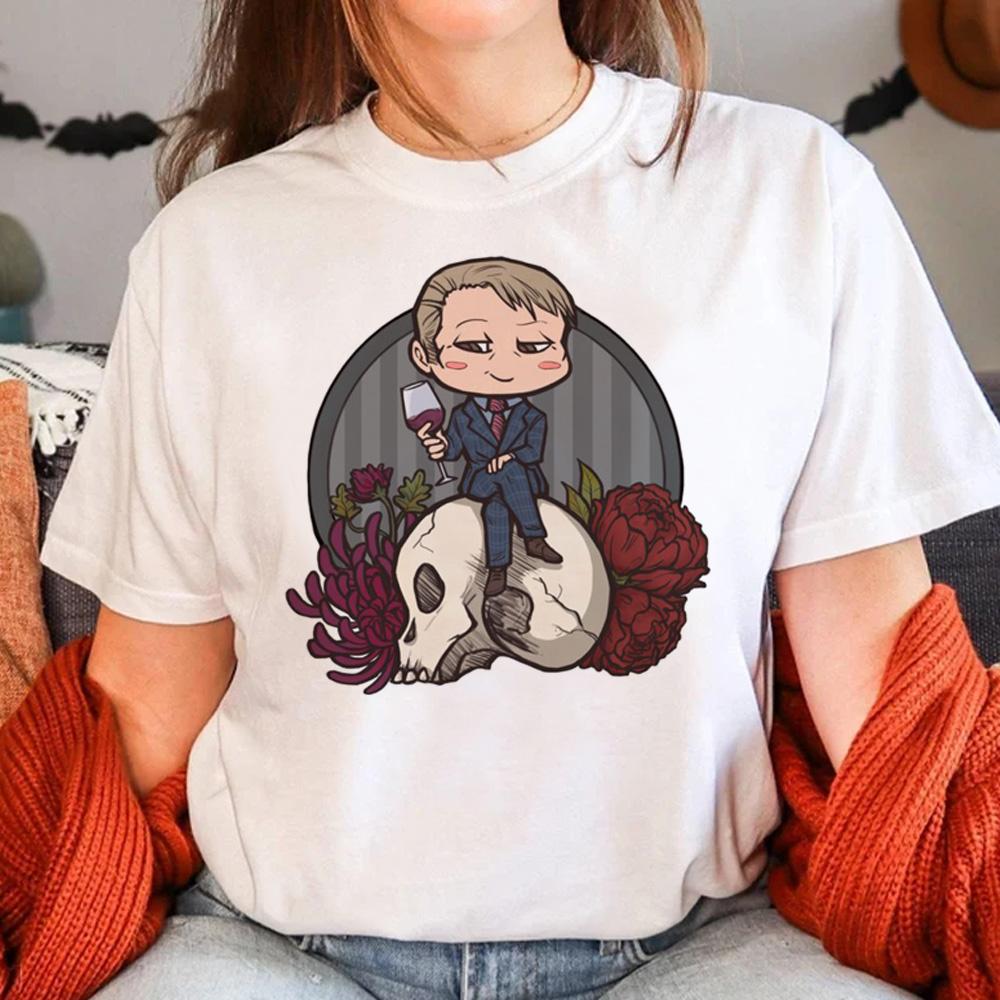 Hannibal tshirt women summer Y2K comic t-shirts girl funny clothes