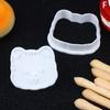 Cartoon Cookie Cutters Plastic Cookie Stamp Confectionery Kitchen Baking Pastry Tools DIY Bakery Tools Stampcookie Cutters