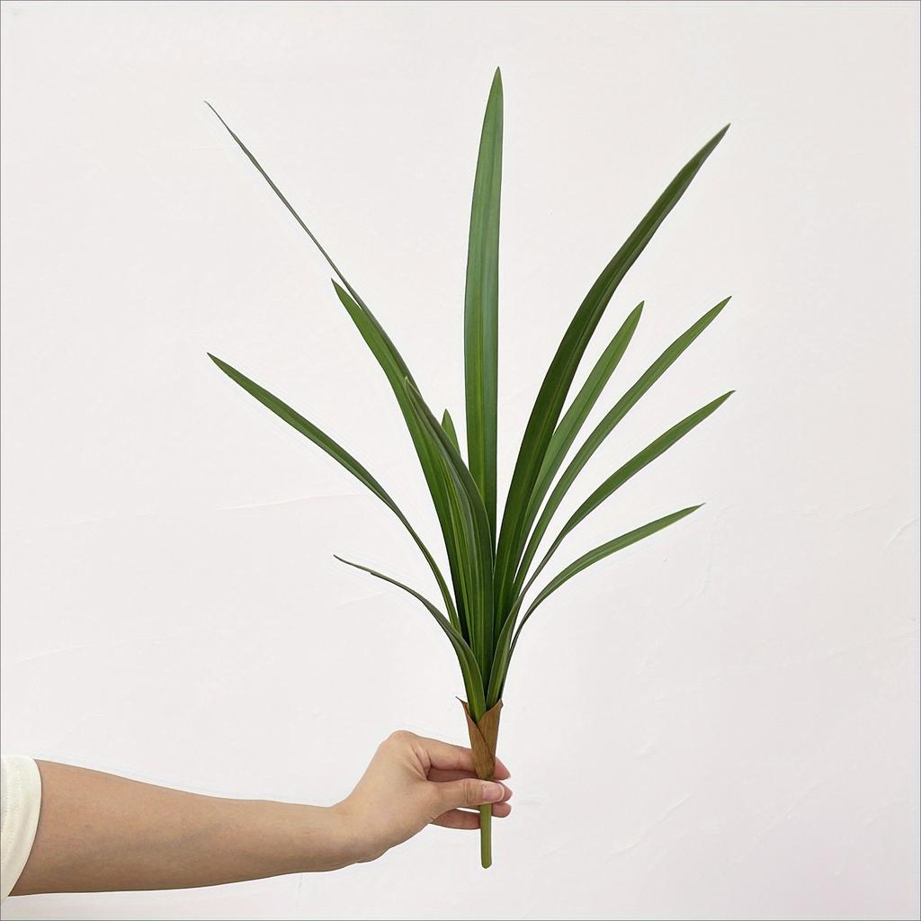 1Pc Simulation Green Soft Glue Clivia Office Home Display Set for Outdoor Courtyard Garden Home Decoration