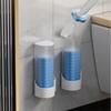 Sterilized Disposable No-Drill Toilet Brush Set for Corner-Free Bathroom Cleaning