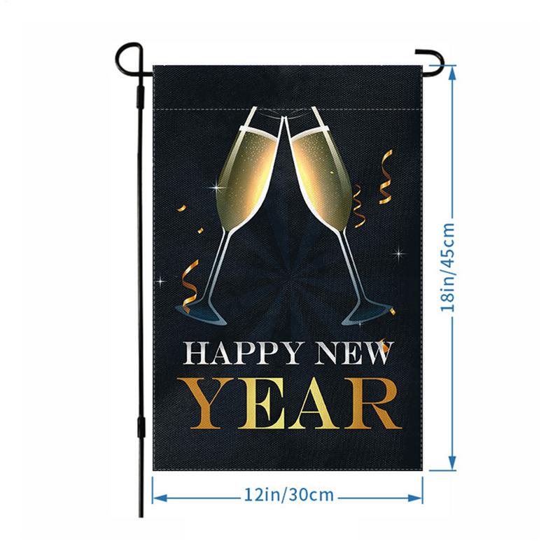 Christmas Flags For Outside Seasonal Flags Garden Flag Double Sided Decorative Flags Yard Signs 2025 Holiday Garden Flags 12X18