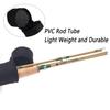 1pc Ultralight Carbon Fiber 8ft 4WT Fast Action Fly Fishing Rod with Cork Handle 6 Sections Portable Fly Rod Catching Trout Bass