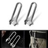 Pocket Clip Waist Belt  Car Key Ring Titanium Alloy EDC Keychain Carabiner Hook Clip Hanging Buckle Outdoor Home EDC Tools