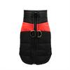 Winter Waterproof Dog Jacket Windproof Padded Pet Coat Warm Vest with Back Zipper D-rings for Small Medium Dogs Outdoor Strolls