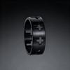 Simple and Fashionable Men's Jewelry Jewelry Hollow Titanium Steel Ring