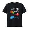 One Ball Two Balls Red Blue Funny Sports Tee T Shirt Vintage Washed Breathable Top For Everyday Wear Graphic Unisex Streetwear