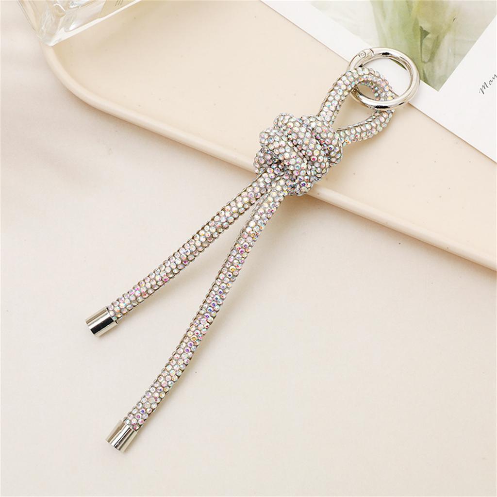 Dazzling Rhinestones Phone Bracelet Fashionable Diamonds Key Cord Unique Bag Decoration for Sophisticated Women Girls