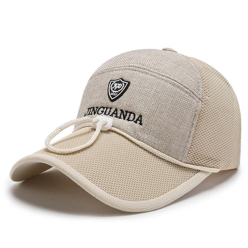

New Korean-style breathable baseball cap for men and women: sun-protective, outdoor, casual and fashionable Adjustable хаки