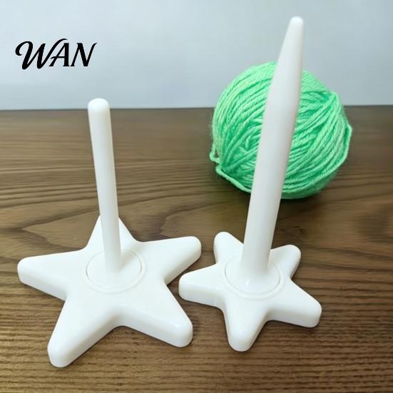 Universal Yarn Spinner 3D Printed Smooth Rotating Holder Cute Star Tangle-Free for Crocheting Knitting Lovers Accessory