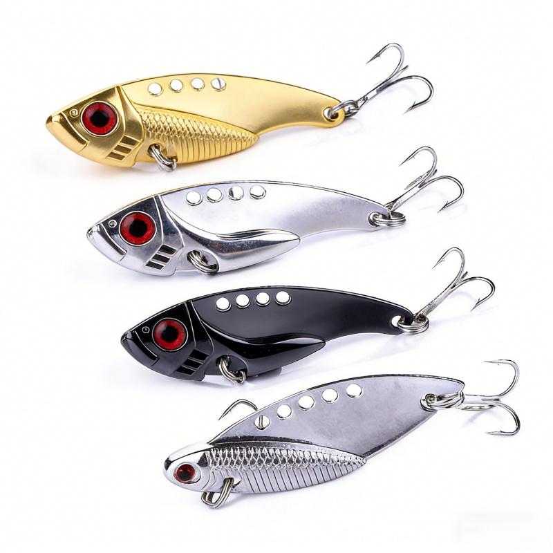 Full Swimming Layer MetalVIBLuya Bait11g5.5cmUniversal Freshwater and Saltwater Fake Bait for Sea Bass and Red Snapper Fishing