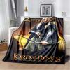 2025 New Fashionable L-Lord of the Rings Printed Blanket Hotel Office Comfortable Warm Sofa Bed Soft Blanket Gift Picnic Blanket