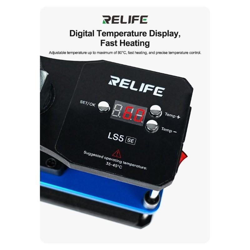 LS5 SE Constant Temperature Heating & Pressure Station Bidirectional Holding Pressure Palform Phone Screen Lamination Repair Tool