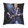 Motorcycle Johnny Hallyday Pillow Case Xcm Decorative French Rock Singer Modern Cushion Cover Soft Pillowcase