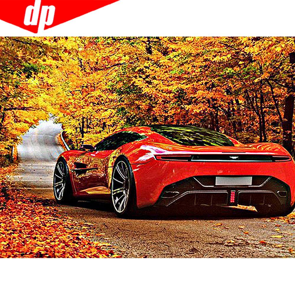 Diamond Painting Colorful Butterfly Full Square Round Drill Diamond Embroidery Seaside Landscape Cross Stitch Mosaic Decor for Home