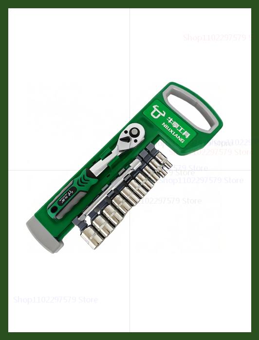 

72 Tooth CRV Ratchet Wrench Set 1/4 3/8 Inch Socket Tools for Car Repair DIY Workshop Metric Imperial Hand Tools