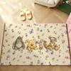 Cute W-Winnie The P-Pooh-S Kawaii Carpet Bathroom Anti-slip Mat Door Mat Home Decoration Mat Entrance Door Mat Scratch-resistant