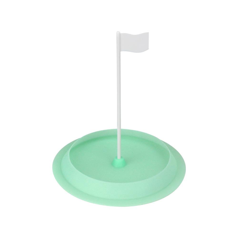 

Training Equipments Golf Putting Trainer Hole and Flag Putter Green Cup Outdoor/Indoor зелёный