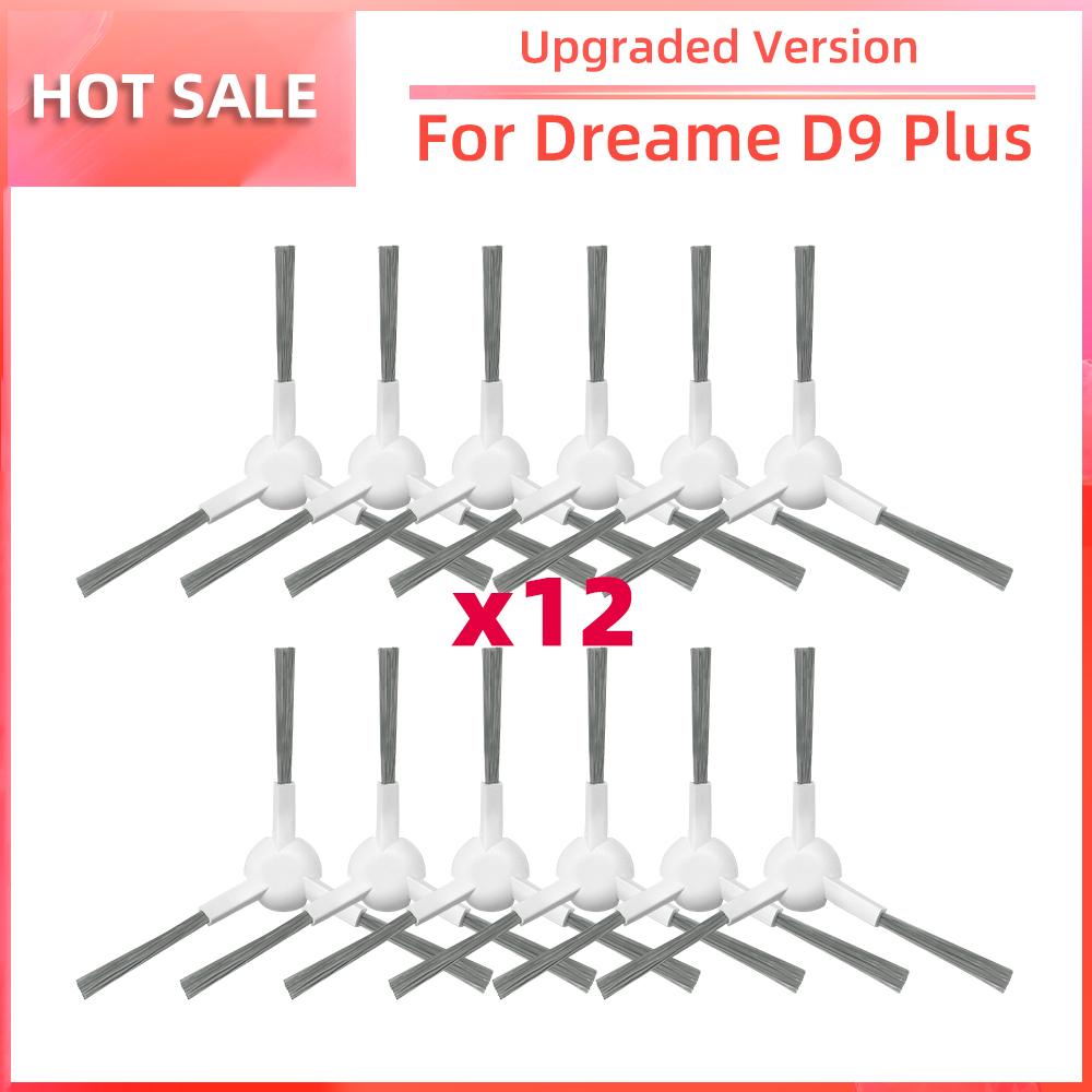 Compatible for Dreame D9 Plus Robot Vacuum Main Side Brush HEPA Filter Mop Pads Dust Bags Replacement Spare Parts Accessories